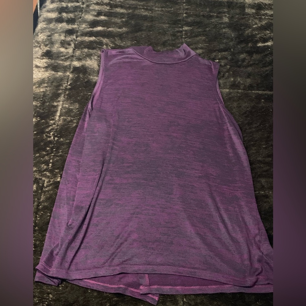 GAP Women's Sleeveless Rich Purple Top
